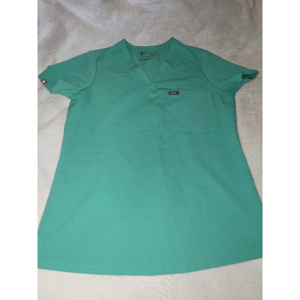 FIGS Technical Collection Women's Catarina Top Surgical Green XS
